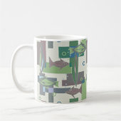 Hakki Ziergegend mit Fisch. Kaffeetasse (Links)