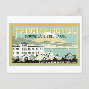 Hakone Hotel, Hakone am See, Japan Postkarte