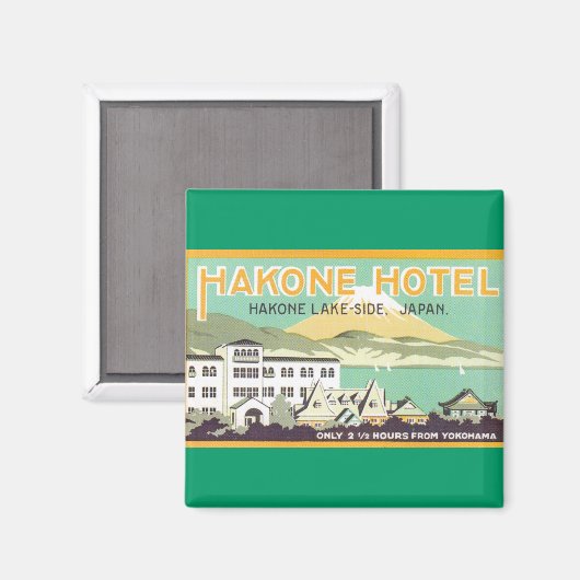 Hakone Hotel Japan Magnet (Vorderseite/Rückseite)