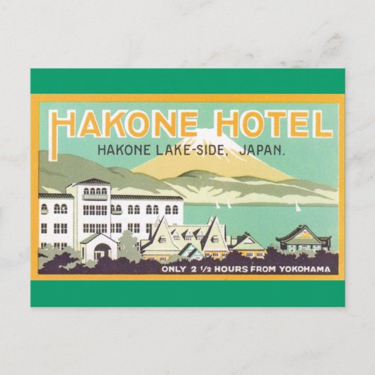 Hakone Hotel Japan Postkarte (Vorderseite)