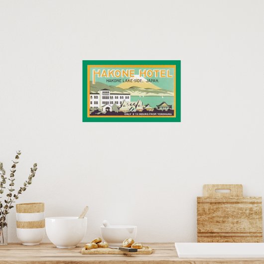 Hakone Hotel (Leinwand) Poster (Küche)