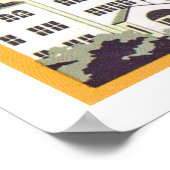 Hakone Hotel (weiß) Poster (Ecke)