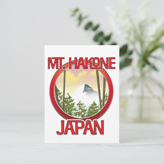 Hakone Japan Ankündigungspostkarte (Stehend Vorderseite)