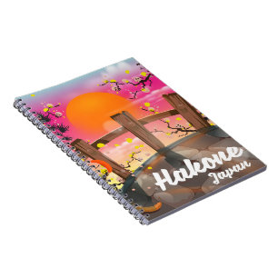 Hakone japan blüht Poster. Notizblock