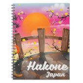 Hakone japan blüht Poster. Notizblock (Vorderseite)
