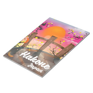 Hakone japan blüht Poster. Notizblock