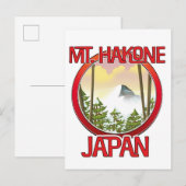 Hakone Japan Einladungspostkarte (Vorne/Hinten)