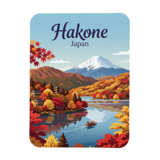 Hakone, Japan Magnet (Vertikal)