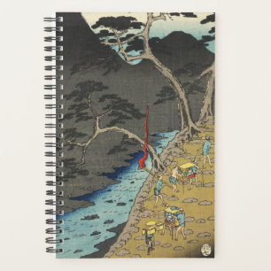 Hakone, Japan: Vintage japanische Woodblock-Kunst Planer