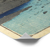 Hakone, Japan: Vintager Holzblock Print Poster (Ecke)