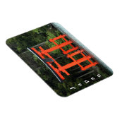 Hakone torii japan Postkarte Magnet (Rechte Seite)