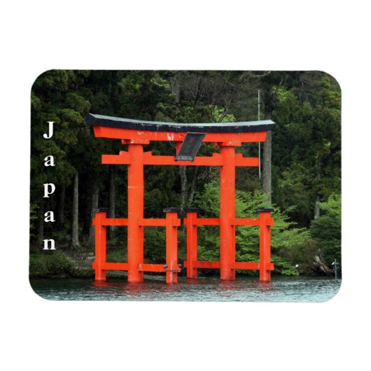 Hakone torii japan Postkarte Magnet (Horizontal)