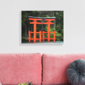 Hakone torii Leinwand (Insitu (Wohnzimmer))