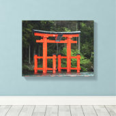 Hakone torii Leinwand (Insitu (Holzboden))