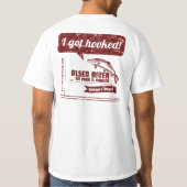 "Hakte" Entwurf auf Licht T-Shirt (Rückseite)