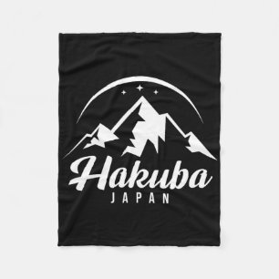 Hakuba Japan Ski Resort Skifahren Snowboarden Fleecedecke