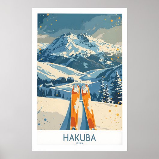 Hakuba Ski Print - Japan 1 Poster (Vorne)