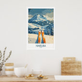 Hakuba Ski Print - Japan 1 Poster (Küche)