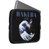 HAKUBA Ski, Vintage japanische Kunst Laptopschutzhülle (Vorne Rechts)