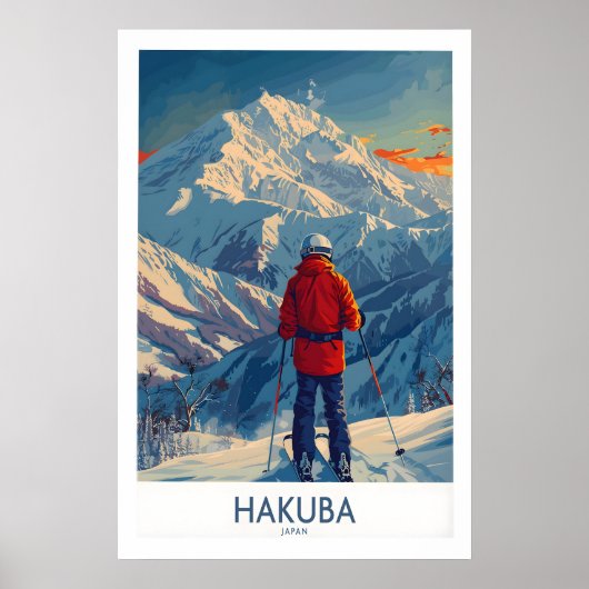 Hakuba Wall Art Print Japan 1 Poster (Vorne)