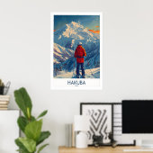Hakuba Wall Art Print Japan 1 Poster (Heimbüro)