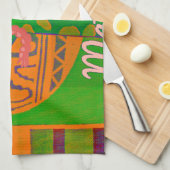 Hakuna Giraffe Art Print Geschirrtuch (Viertel Falte)