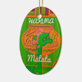 Hakuna Giraffe Art Print Keramikornament (Links)