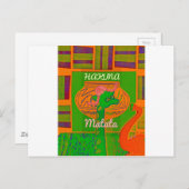 Hakuna Giraffe Art Print Postkarte (Vorne/Hinten)