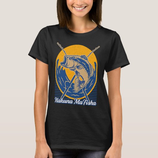 Hakuna Mafisha Positive Quotes Freshwater Positivi T-Shirt (Vorderseite)