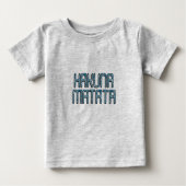 Hakuna Matata 3D Art Print Baby T-shirt (Vorderseite)