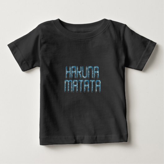Hakuna Matata 3D Art Print Baby T-shirt (Vorderseite)