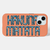 Hakuna Matata 3D Art Print Case-Mate iPhone Hülle (Rückseite (Horizontal))