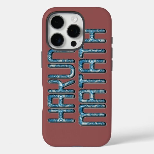 Hakuna Matata 3D Art Print Case-Mate iPhone Hülle (Rückseite)