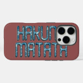 Hakuna Matata 3D Art Print Case-Mate iPhone Hülle (Rückseite (Horizontal))