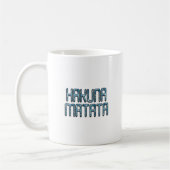 Hakuna Matata 3D Art Print Kaffeetasse (Links)