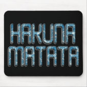 Hakuna Matata 3D Art Print Mousepad (Vorne)