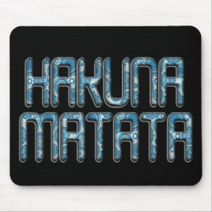 Hakuna Matata 3D-Kunstposter Mousepad