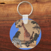 Hakuna Matata African Animals Pride lands.pnng Schlüsselanhänger (Vorderseite)