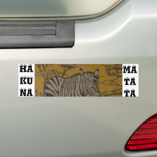 Hakuna Matata African Safari Customize Image Autoaufkleber (Auf Auto)