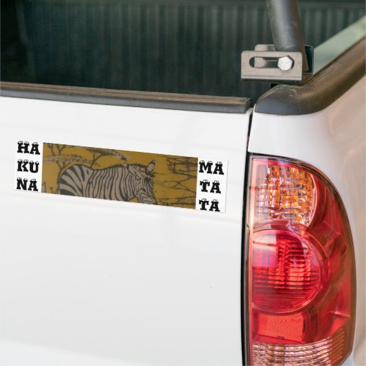 Hakuna Matata African Safari Customize Image Autoaufkleber (Auf Lkw)