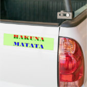 Hakuna Matata/afrikanische Phrase für "keine Autoaufkleber (Auf Lkw)