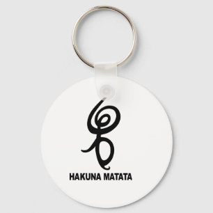 Hakuna Matata - Afrikanisches Symbol Schlüsselanhänger