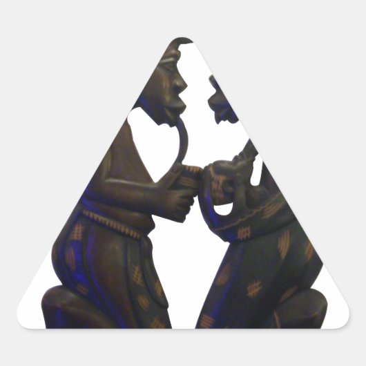 Hakuna Matata Alte Schule zu machen ist die beste Dreieckiger Aufkleber (Vorderseite)