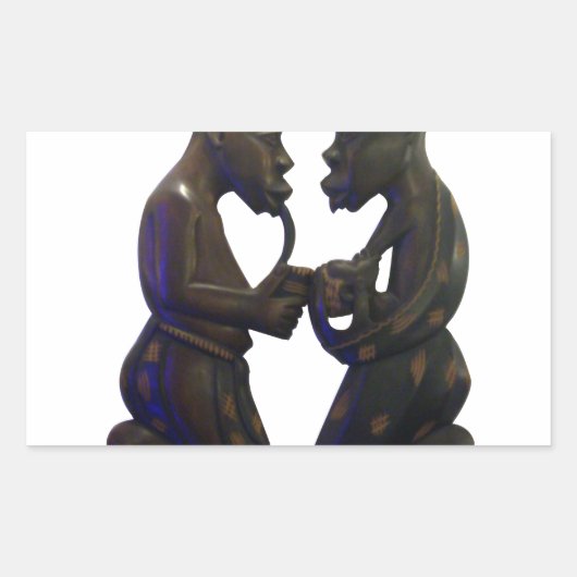 Hakuna Matata Alte Schule zu machen ist die beste Rechteckiger Aufkleber (Vorderseite)