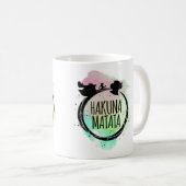 Hakuna Matata Aquarell Kaffeetasse (VorderseiteRechts)