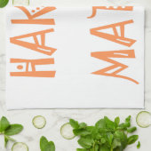 Hakuna Matata - Art des afrikanischen Stammes Küchentuch (Gefaltet)