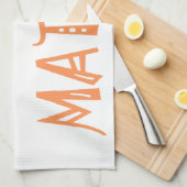 Hakuna Matata - Art des afrikanischen Stammes Küchentuch (Viertel Falte)