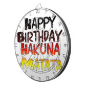 Hakuna Matata Art Print Dartscheibe (Vorderseite rechts)