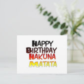 Hakuna Matata Art Print Postkarte (Stehend Vorderseite)