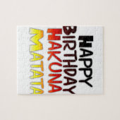 Hakuna Matata Art Print Puzzle (Horizontal)